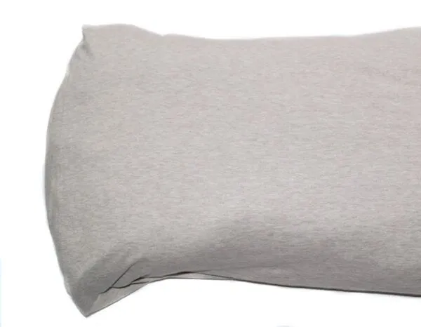 ege organics ege organics Kopfkissenbezug Bio-Baumwolle Kissenbezug Kissenhülle 40x80cm, Grau, – Produktbild 2 von 3