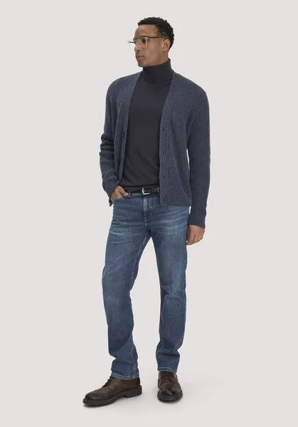 hessnatur hessnatur Jeans BEN Regular Straight aus Bio-Denim, Dark blue, – Produktbild 7 von 7