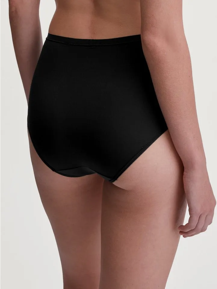 CALIDA CALIDA Slip Sleek Skin elastischer Bund, hoher Schnitt, Single Jersey, Schwarz, – Produktbild 5 von 5