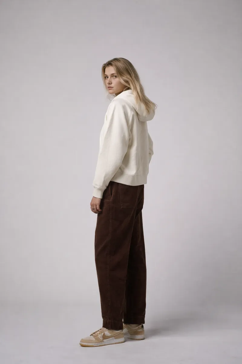 Côtelé Côtelé Damen vegan Hose Lazy, Braun, – Produktbild 1 von 2