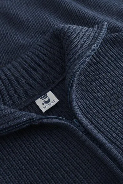 Hanseheld Hanseheld Damen Troyer Merino Wolle GOTS, Dunkel-blau, – Produktbild 4 von 4