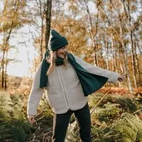 NORDLICHT NORDLICHT Schal aus 100% Baumwolle MEJA, Grün, – Produktbild 1 von 1