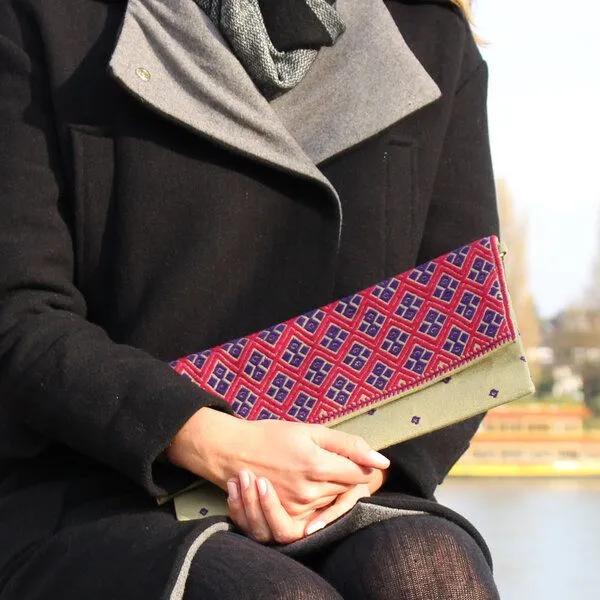 Mitienda Shop Mitienda Shop Clutch fuchsia - Handtasche San Ventanita – Produktbild 1 von 4