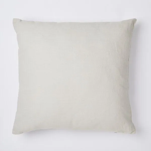 By Native By Native Kissenhülle 100% Leinen 50x50 cm, Silbergrau, – Produktbild 1 von 4