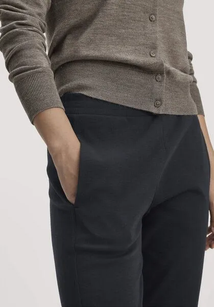 hessnatur hessnatur Jersey-Hose aus Bio-Baumwolle, Schwarz, – Produktbild 4 von 5