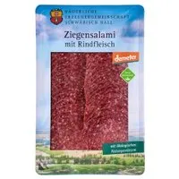 Echt H llische Ziegensalami mit Rindfleisch, geschnitten – Produktbild 1 von 1