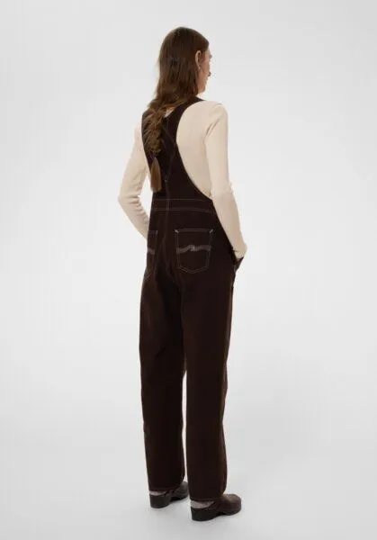Nudie Jeans Nudie Jeans Latzhose Karin, Dungarees washed (braun), – Produktbild 2 von 3