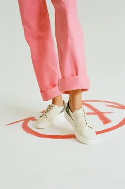 AGAZI AGAZI Damen vegan Sneaker Jane Cappucino – Produktbild 1 von 1