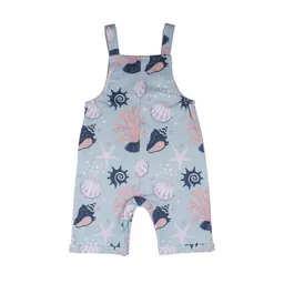 Walkiddy Latzstrampler Hellblau Muscheln-Allover Bio-Baumwolle GOTS – Walkiddy – Produktbild 1 von 1