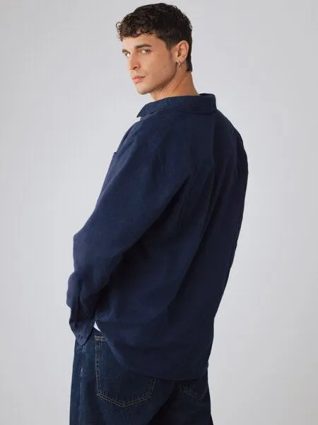 Honest Basics Honest Basics Herren Flanellhemd aus Bio-Baumwolle, Marlin, – Produktbild 4 von 4