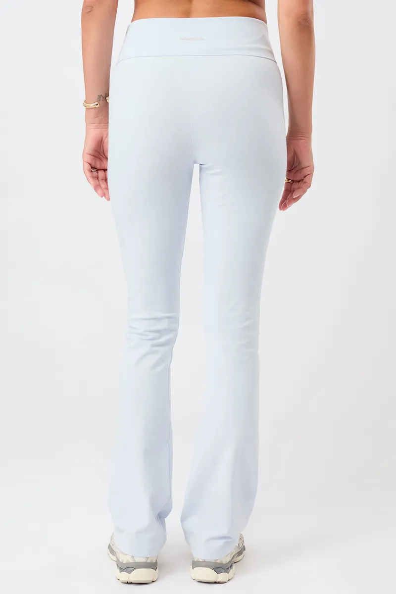 mandala MANDALA Damen vegan Hose Classic Rolldown Baby Blue, Extra hellblau, – Produktbild 2 von 2