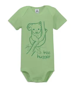 kippie kippie veganer Kurzarm Baby Body aus GOTS Bio-Baumwolle – Tree Hugger – Produktbild 1 von 1