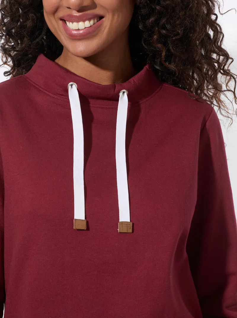 Witt Sweatshirt dunkelrot, Dunkelrot, – Produktbild 2 von 2