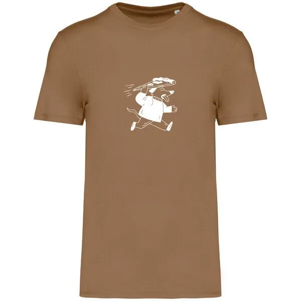 Greenspired Greenspired Basic Bio T-Shirt Pizzadog Nr. 4 ( 155g/m² XXS - 5 XL, Kamel, – Produktbild 1 von 1