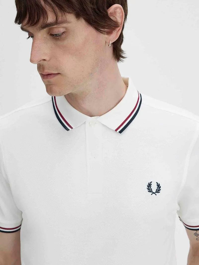Fred Perry Fred Perry Polo M3600 Off White T60 - Größe XXL, Weiß, – Produktbild 2 von 5