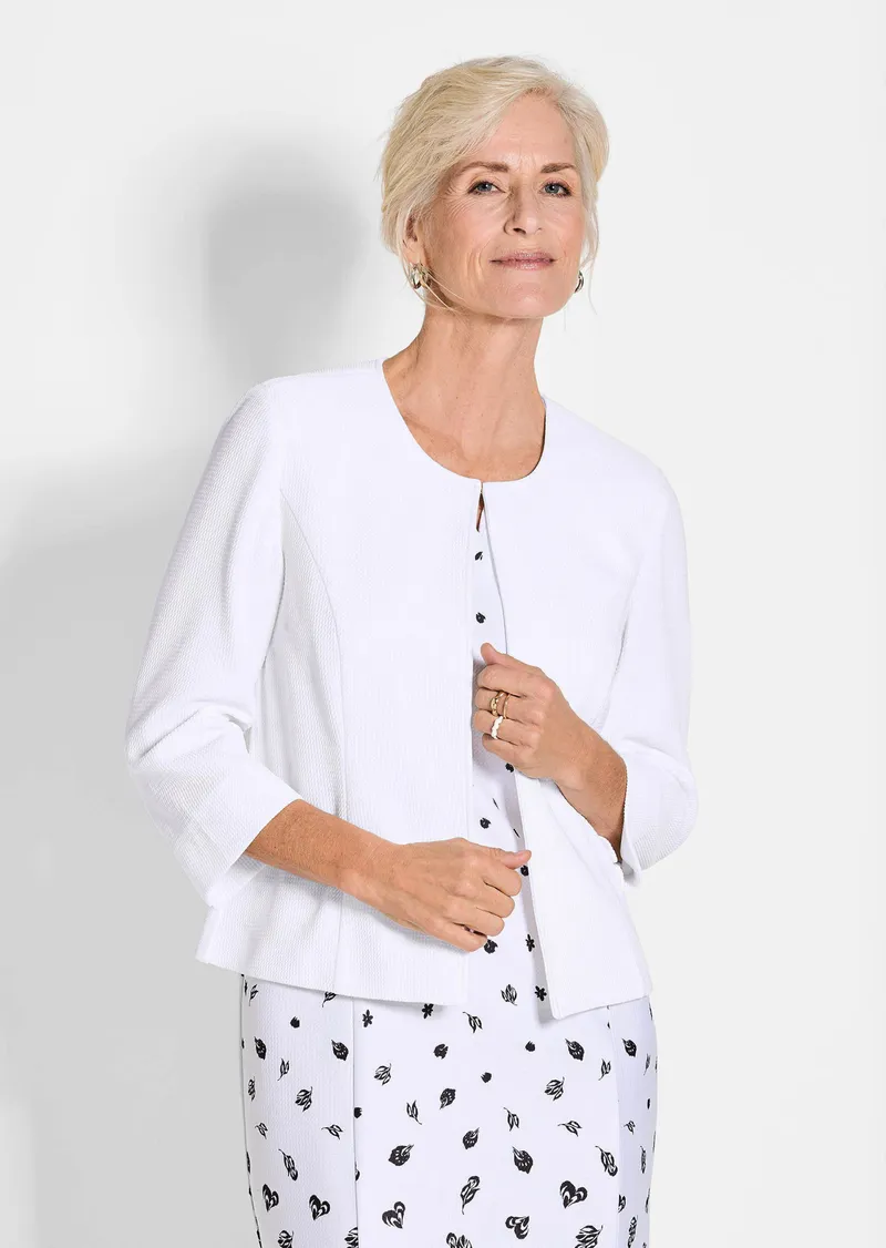 Goldner Kurzblazer - weiß - Gr. 23 von Goldner Fashion, Weiss, – Produktbild 1 von 3