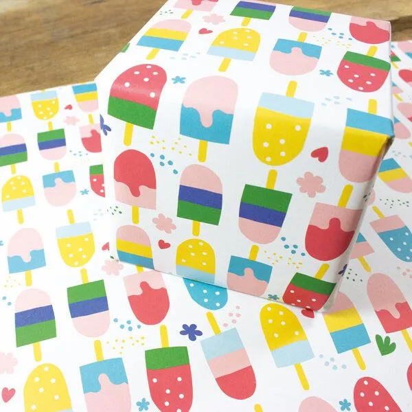 Bow & Hummingbird Bow & Hummingbird Geschenkpapier Ice Cream – Produktbild 3 von 7