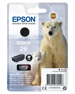 Epson Epson Tintenpatrone T2601/ 26 schwarz – Produktbild 1 von 1