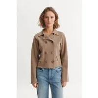 Basic Apparel Basic Apparel Jacke MIMA aus Bio-Baumwolle GOTS, Beige (greige), – Produktbild 1 von 1