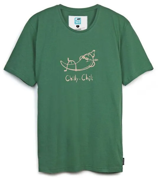Gary Mash GARY MASH T-Shirt Chilly Chili aus Bio-Baumwolle, Grün, – Produktbild 1 von 3
