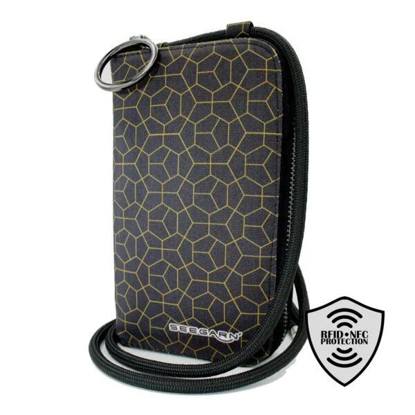 Seegarn Seegarn-Täschle / 2in1 Handy-Tasche und Geldbeutel (MB36), K3 - kordel schwarz, – Produktbild 2 von 5