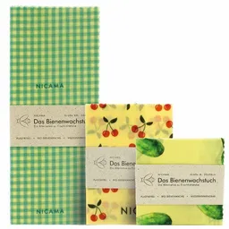 NICAMA NICAMA Bienenwachstücher 3er Set (M + L + XXL) – Produktbild 1 von 1