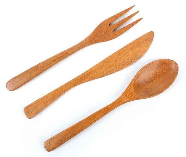 El Puente El Puente Zero Waste "To-Go" Geschenk-Set mit Bienenwachstüchern und Holz Besteck – Produktbild 2 von 4