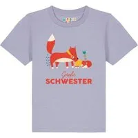 watabout kids watabout.kids T-Shirt Kinder Fuchs Große Schwester, Lavender, – Produktbild 1 von 1