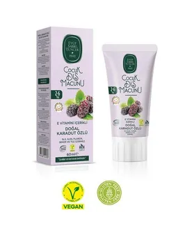 Eyüp Sabri Tuncer Eyüp Sabri Tuncer Kinderzahnpasta mit Schwarzer Maulbeere – Vegan, Natürlich, Fluoridfrei & Zuckerfrei – Produktbild 1 von 1