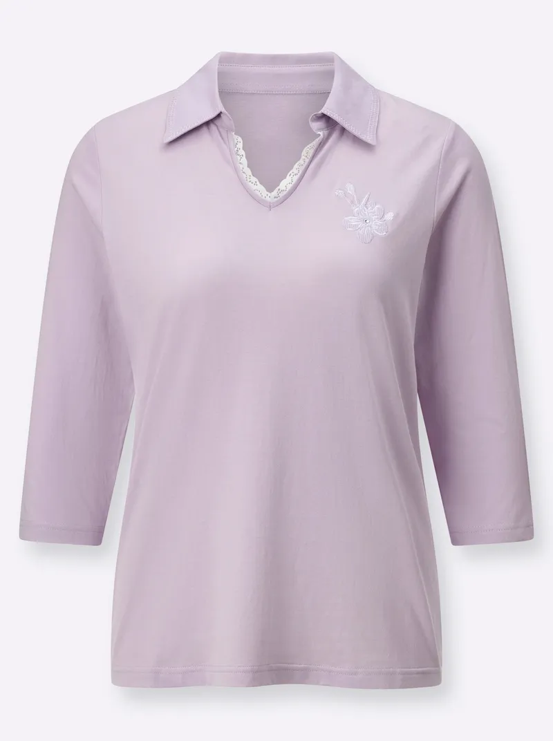 Witt Poloshirt flieder, Flieder, – Produktbild 2 von 2