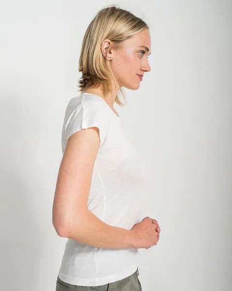 Alma & Lovis Alma & Lovis T-Shirt aus Bio-Baumwolle | Short Pure, Weiß, – Produktbild 2 von 4
