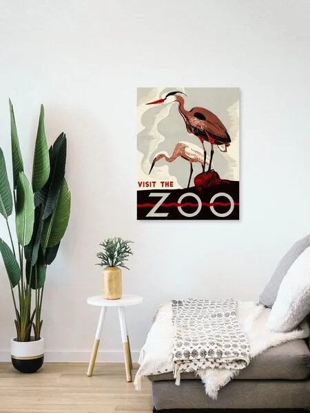 Photocircle Photocircle Poster / Leinwandbild - Visit The Zoo – Produktbild 4 von 4