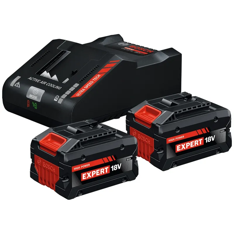 Bosch Professional Bosch Professional Bosch Batterie/Ladegerät Set 2x EXBA18V-80 + EXAL18V-160, Karton – Produktbild 1 von 1