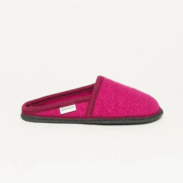 Gottstein Gottstein Filz-Hausschuh Villach - Pantoffel für Damen & Herren aus 100% Schurwolle, Pink, – Produktbild 4 von 4