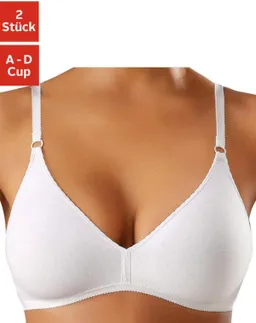 petite fleur by Lascana Bralette-BH 2xweiß – Produktbild 1 von 1