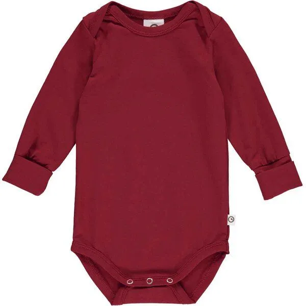 müsli müsli Langarmbody, Berry red, – Produktbild 1 von 1