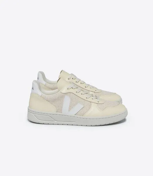 Veja Veja Sneaker Damen - V-10 J-Mesh, Natur (jute white multico), – Produktbild 1 von 4