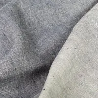 Vieböck Vieböck Leinengewebe Denim in Köperbindung aus 100% Bioleinen (77,50€ /m), Dunkelblau (blau), – Produktbild 1 von 1
