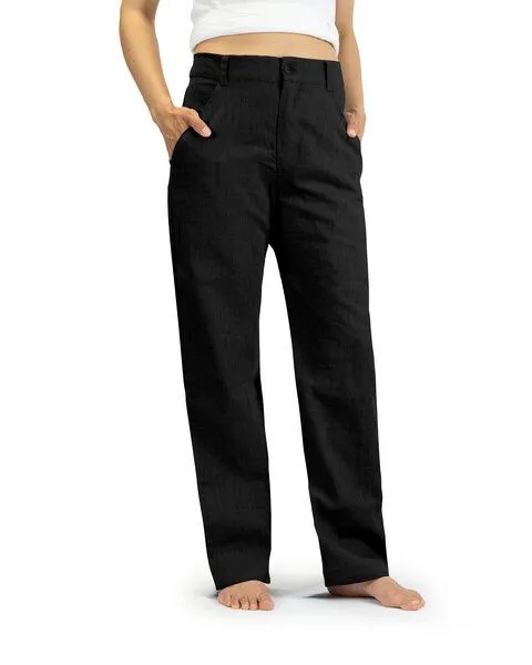 SCHAZAD Leinenhose APPROVAL-GO von SCHAZAD, Schwarz, – Produktbild 1 von 5