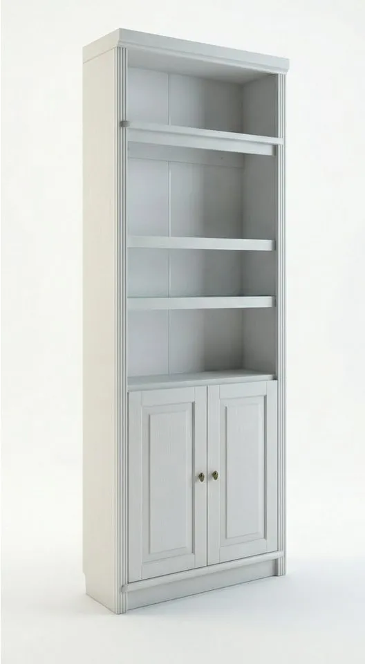 OTTO home Bücherregal Soeren, aus massiver Kiefer, FSC®-zertifiziert, Tiefe 33,5 cm, Weiß, – Produktbild 5 von 5
