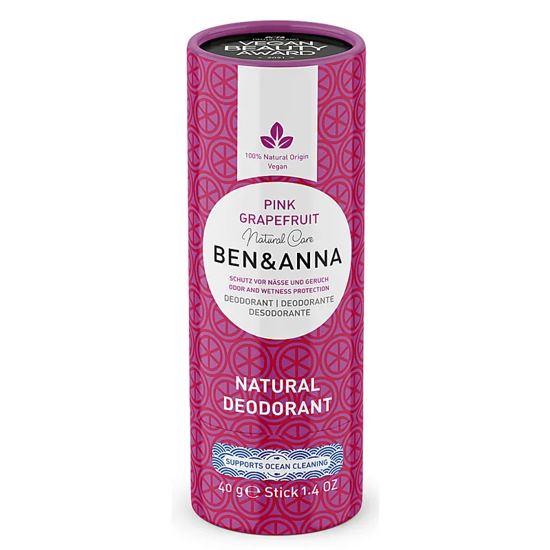 Ben and Anna Ben & Anna Papertube Deodorant 40g - Pink Grapefruit – Produktbild 1 von 1