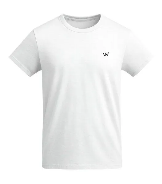vis wear vis wear Qualle - Göttin im Ozean – Unisex Organic T-Shirt, Weiß, – Produktbild 3 von 3