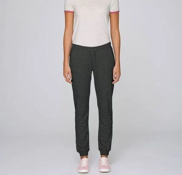 UNIPOLAR Unipolar Damen Basic Jogginghose Tracy Slim Fit, Dunkelgrau meliert, – Produktbild 1 von 8