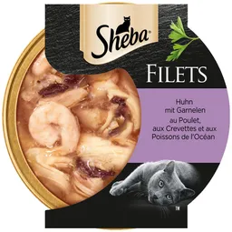 Sheba Sheba SHEBA® Schale Filets Huhn mit Garnelen 60g, für: Katze – Produktbild 1 von 1