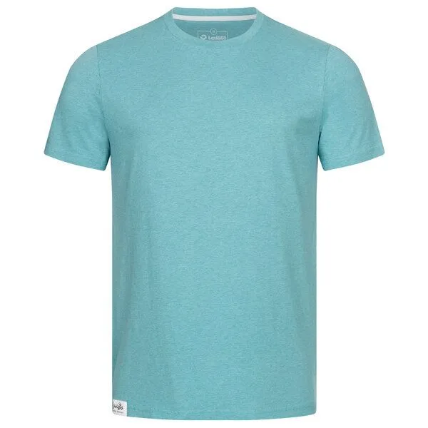 Lexi&Bö Lexi&Bö Herren Basic T-Shirt aus 100 % Bio-Baumwolle, Grün melange, – Produktbild 1 von 1