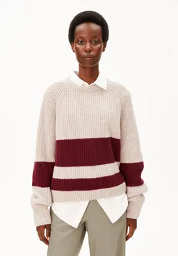 ARMEDANGELS ARMEDANGELS Strickpullover RIB STRIPED Strickpullover aus Bio-Woll Mix Loose Fit – Produktbild 1 von 1