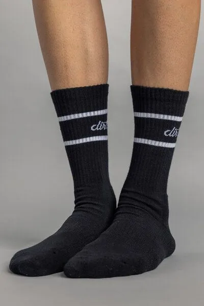 DIRTS dirts Classic Striped Socks, Black, – Produktbild 2 von 3