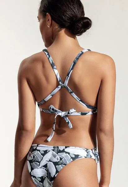 Oy Oy Surf Bikini Oberteil „Coho“, Grünes blattmuster, – Produktbild 2 von 4