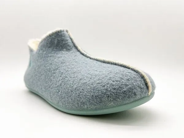 thies Die Slipper Booties "thies ®" aus weichem Wollfilz, fair produziert, Mint (minze), – Produktbild 2 von 4