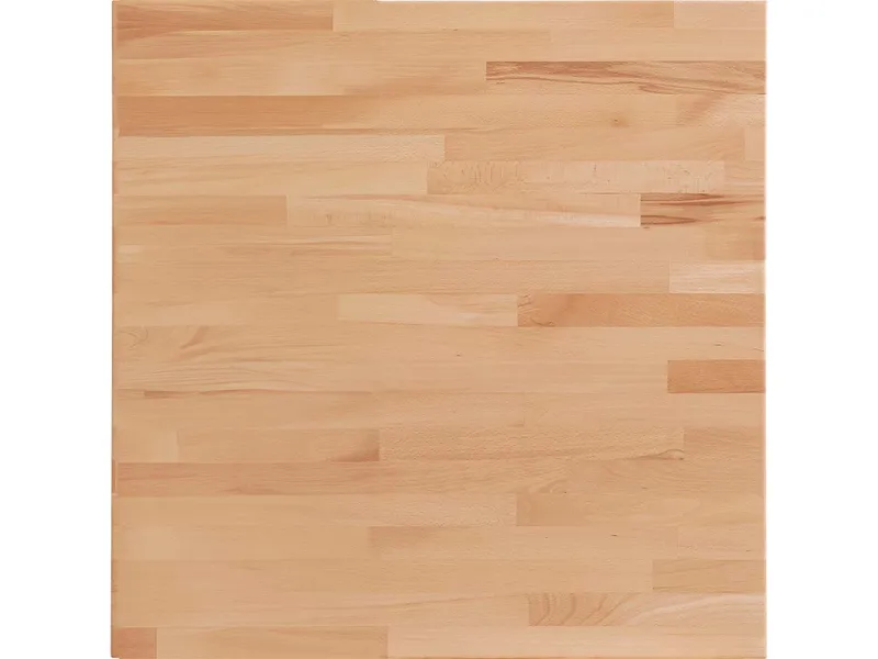 Tischplatte Buche massiv, 70x70 cm, Stärke 20 mm, geölt – Produktbild 1 von 1